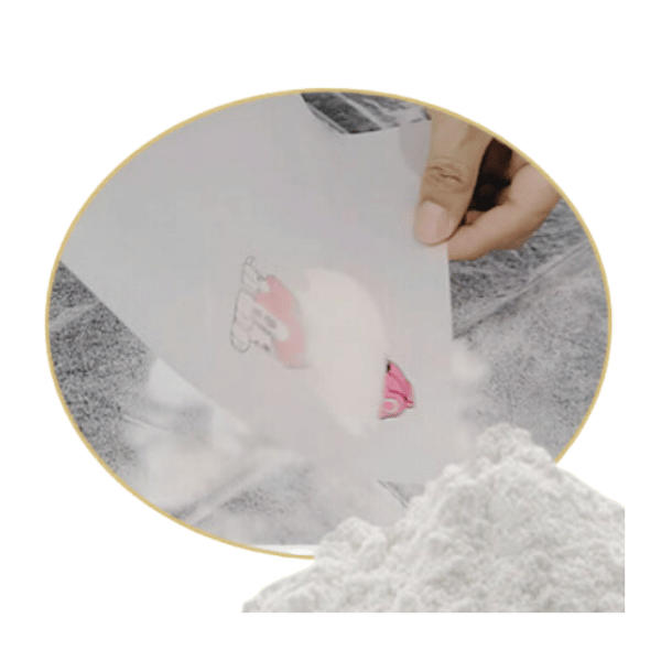 Polvere adesiva hot melt EVA per trasferimento termico